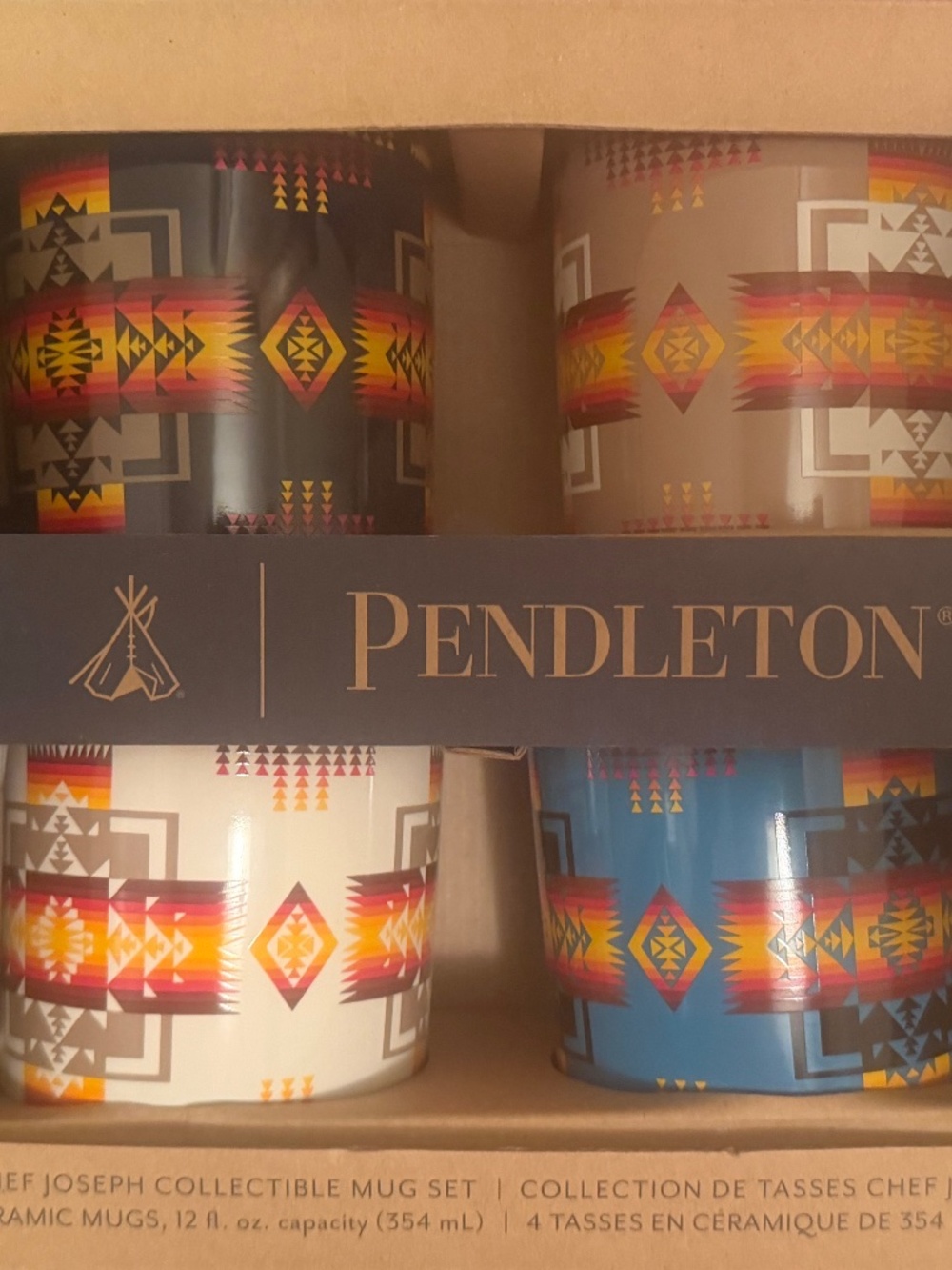 Pendleton chief Joseph mugs set a four